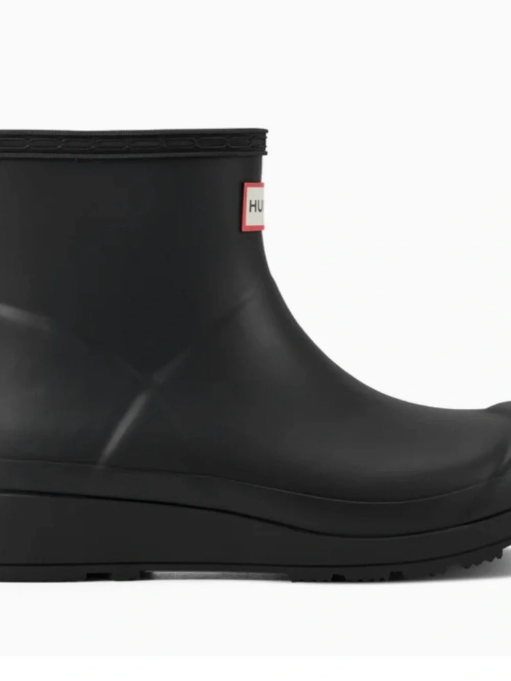 Hunter Black Short Rain Boots